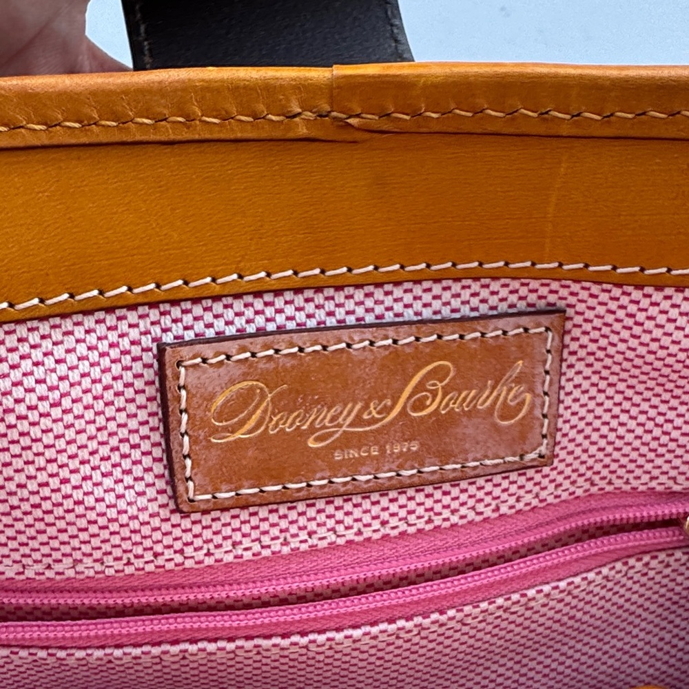 Dooney & Bourke Giraffe Print Shoulder Bag - Brown and Tan - Picture 2 of 7